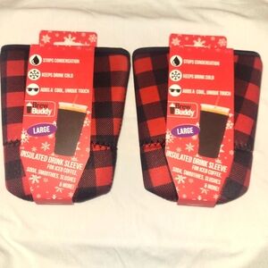 Insulated Drink Sleeve. Set of 2 Large great gift idea!
